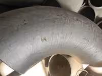 زانو 18 اینچ  90 درجه رده 10 درزدار از جنس A 403 / WP 347