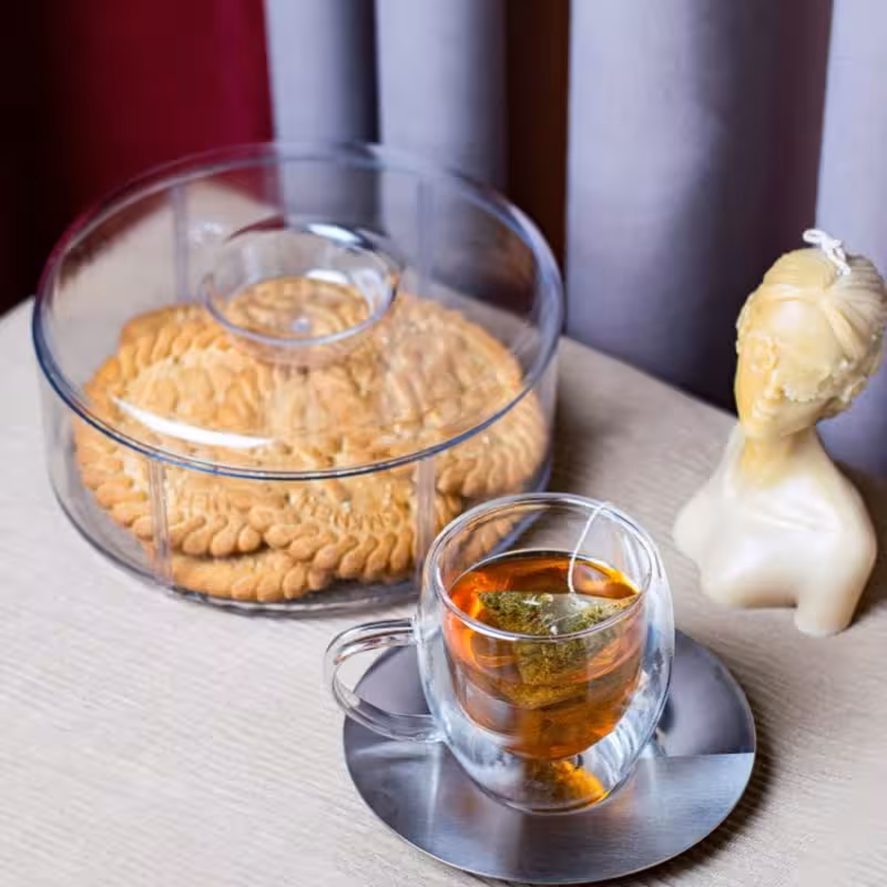 بیسکوییت خوری گرد اکرولیک