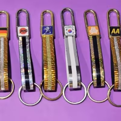 جاکلیدی مدبر تسمه ای ضخیم آرم خودرو