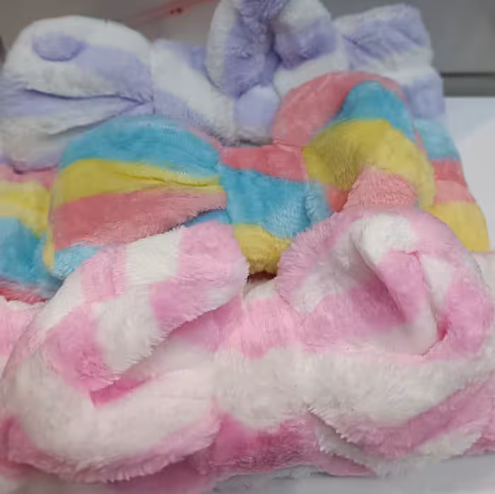 هدبند حوله ای زنانه طرح های مختلف