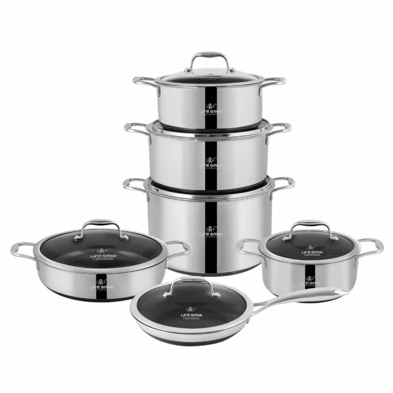 سرویس پخت و پز 12 پارچه لایف اسمایل مدل LIFEP18