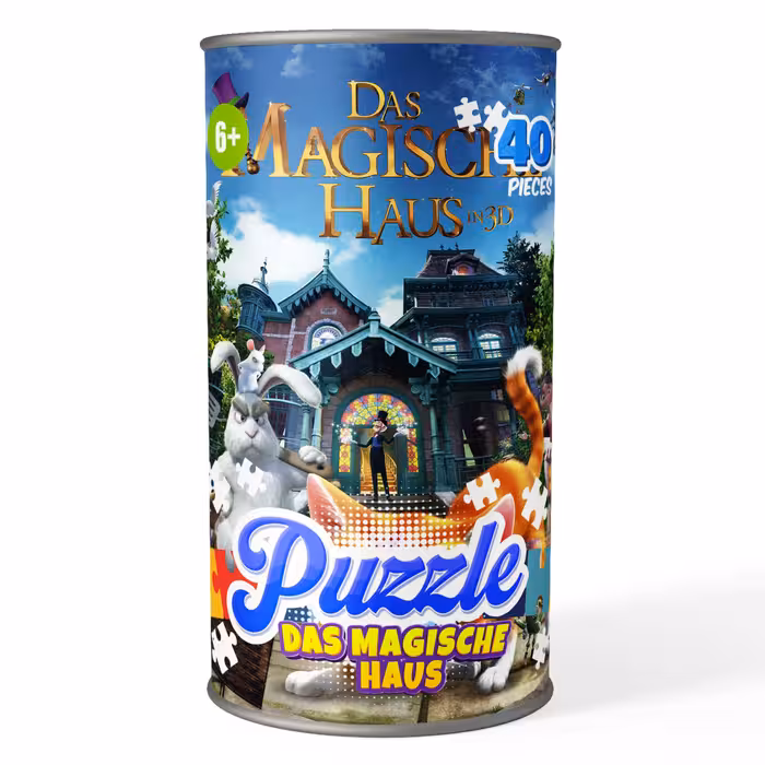 پازل 40 تکه کارتون خانه جادویی