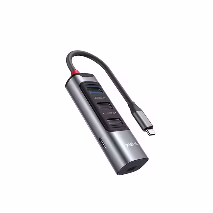 هاب YESIDO HB24 Type-C To USB3.0/USB2.0/Mini Display/Type-C PD