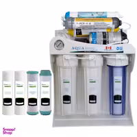 دستگاه تصفیه کننده آب آکوآ اسپرینگ مدل RO-SF5500 + فیلتر تصفیه آب بسته 4 عددی