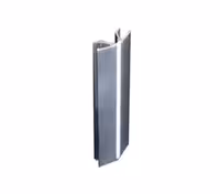 اتصال پاخور (10 سانتی متری) PVC با روکش آلومنیوم سیلور خش دار فانتونی کد M116