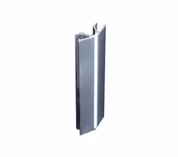 اتصال پاخور (10 سانتی متری) PVC با روکش آلومنیوم سیلور خش دار فانتونی کد M116