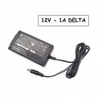 آداپتور 12 ولت 1 آمپر بین راهی فیش استاندارد 5.5 در 2.5 میلی متر طول سیم 100 سانتی متر