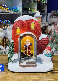 موزیک باکس کریسمس (کلبه طرح دستکش بابانوئل)