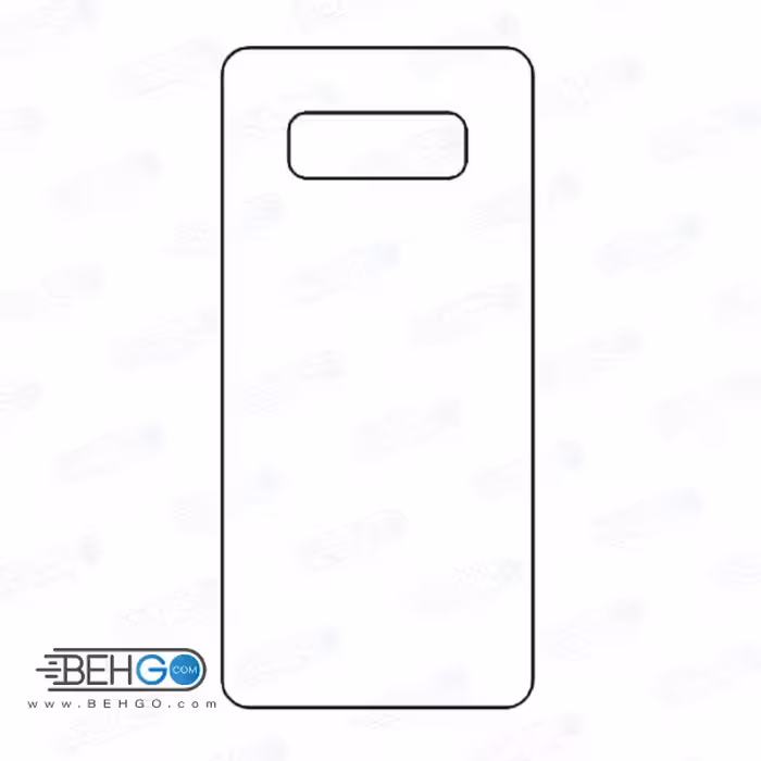 برچسب پشت نوت 8 سامسونگ محافظ پشت رنگی و اکلیلی گوشی Samsung Galaxy Note 8 Back Protector
