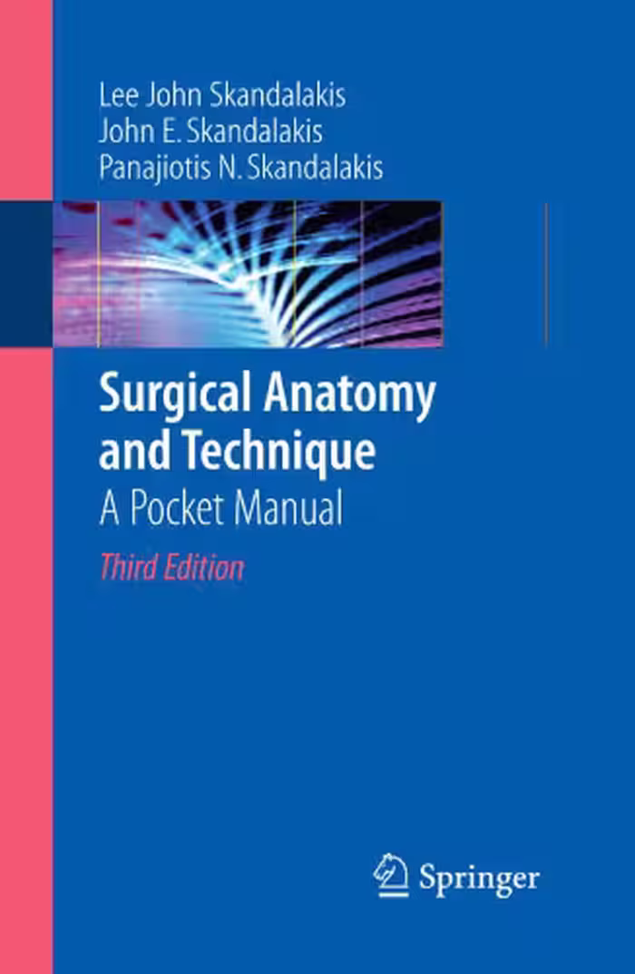 خرید و دانلود نسخه کامل کتاب Surgical Anatomy and Technique: A Pocket Manual