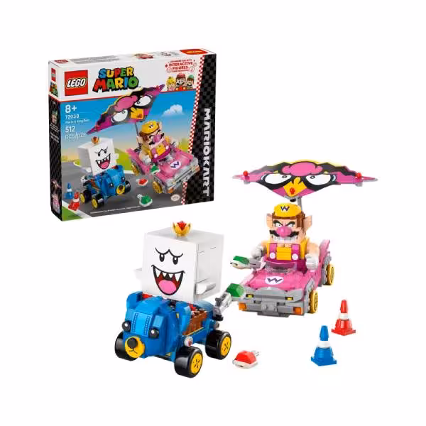 لگو سری سوپرماریو مدل Mario Kart – Wario &amp; King Boo کد 72038