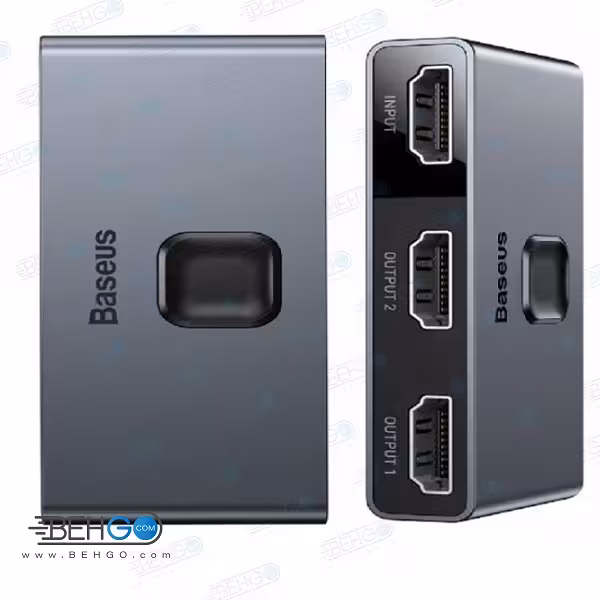مبدل 1 به 2 HDMI باسئوس مدل CAHUB-BC0G اصلی