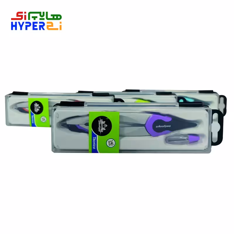 پرگار اسکول فنس بنفش 140mmSchool Fans