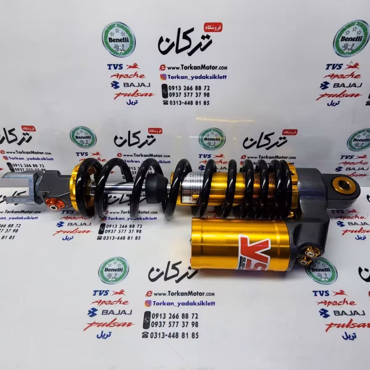 کمک فنر عقب ( وسط گازی ) موتور طرح کلیک ( مشکی ) ( کیفیت درجه 1 )