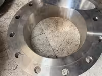 فلنج گلودار 12 اینچ استنلس استیل ریس فیس رده 10 کلاس 150  B16.5 از جنس  A SA182/F316