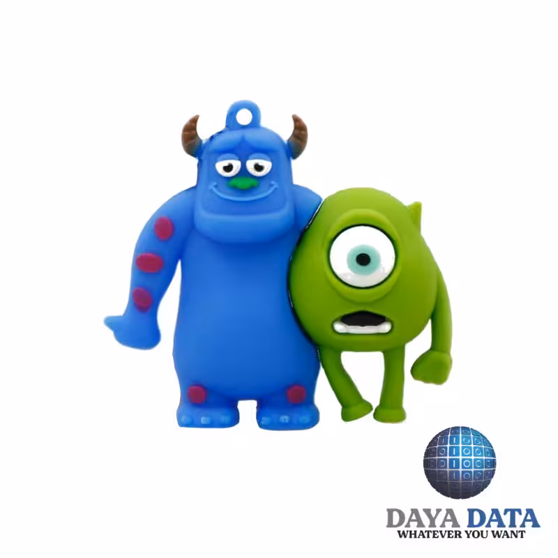 فلش مموری فانتزی دایا دیتا مایک و سالی مدلPC1067-3 ظرفیت32GB-USB2چند رنگ 