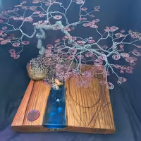 درختچه بونسای سیمی و رزین