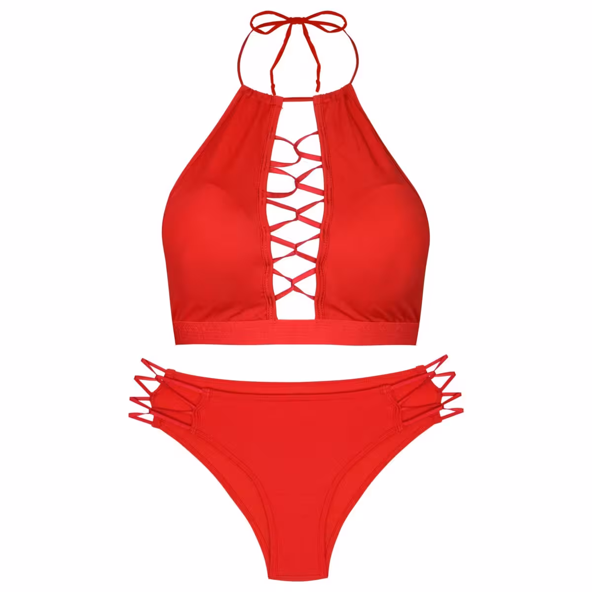 ست شورت و سوتین زنانه ماییلدا مدل 3684-707 رنگ قرمز