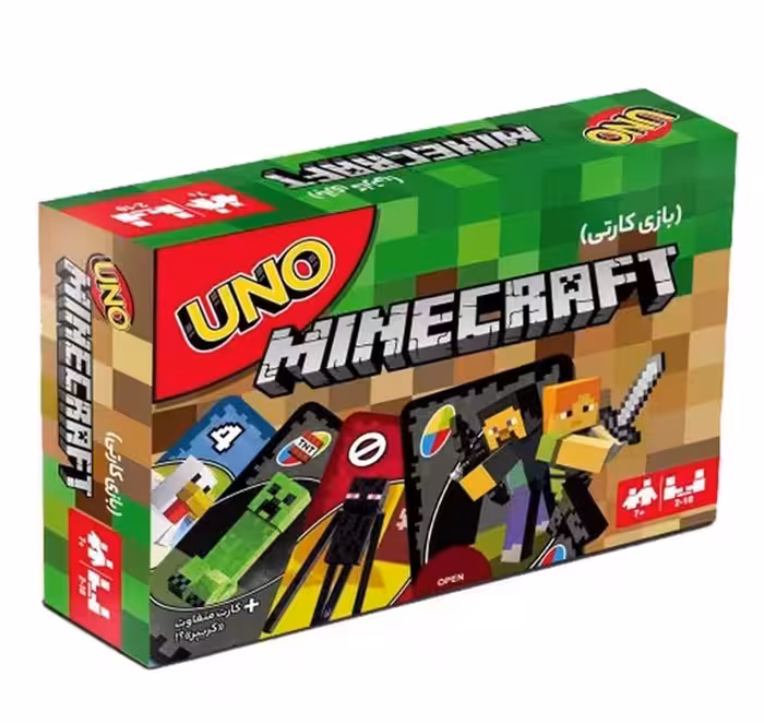بازی فکری اونو 112 کارتی ماین کرفت (MINECRAFT) - کتاب‌فروشی کوچه کتاب