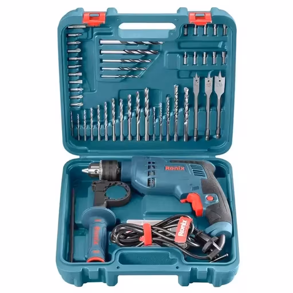 مجموعه 52 عددی دریل چکشی رونیکس مدل RS-0006