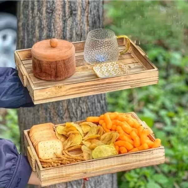 سینی چوبی جفتی