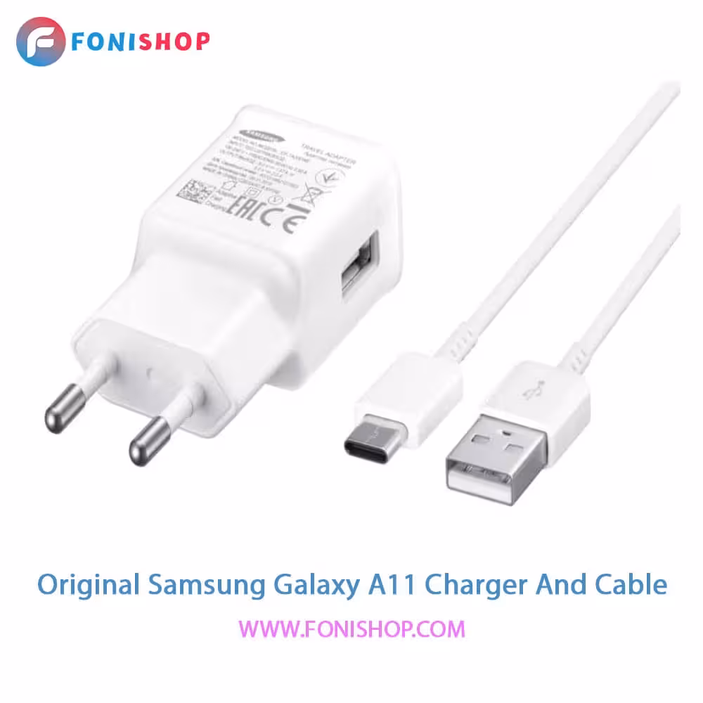 کابل و شارژر فست شارژ اصلی سامسونگ Samsung Galaxy A11
