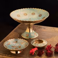 ست پذیرایی برنجی میناکاری کد 407