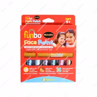 ماژیک گریم صورت فان بو مدل متالیک بسته 6 رنگ