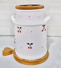 بانکه سرامیکی روغن جامد آلبالو