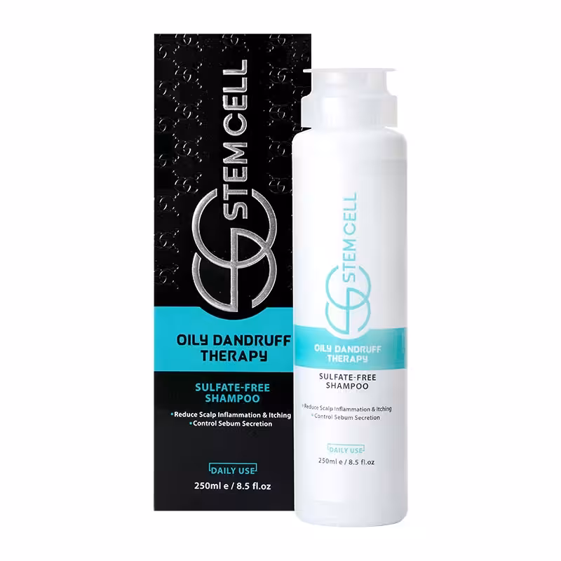 شامپو ضد شوره مو استم سل مدل فاقد سولفات مناسب موهای چرب حجم 250 ميلی ليتر