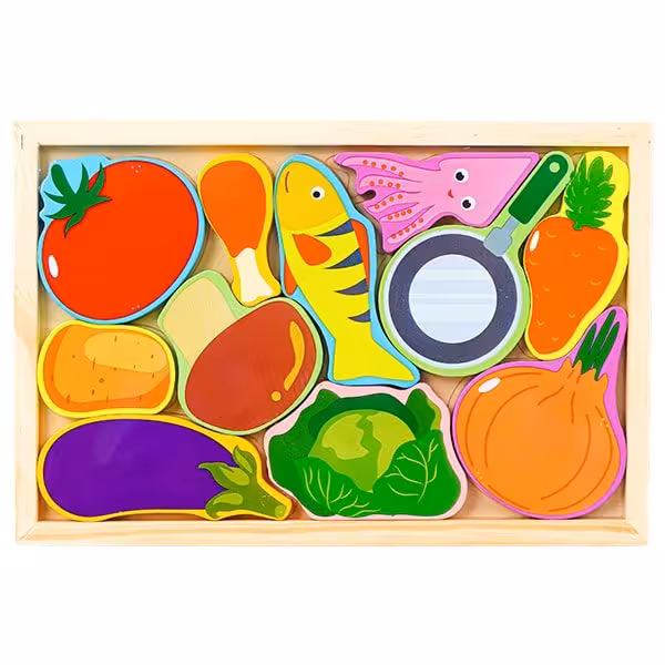 کاتامینو برجسته چوبی طرح خوراکی‌ ها