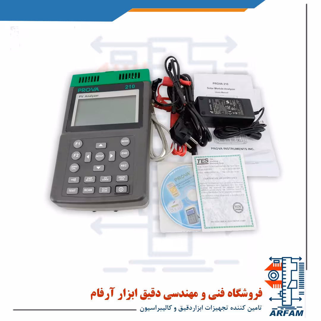 سولار پاور آنالایزر و تستر فتوولتائیک تس مدل  PROVA-210