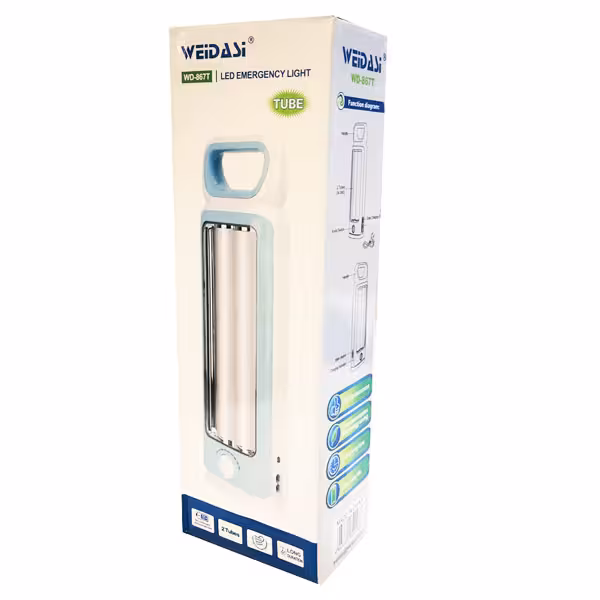 چراغ شارژی اضطراری WEIDASI مدل WD-867T