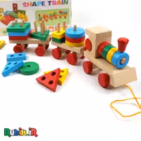 قطار اشکال جعبه نارنجی بزرگ