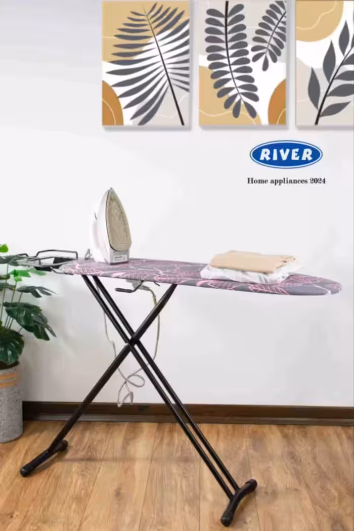 میز اتو جک فلزی پریزدار ریور کد 3896