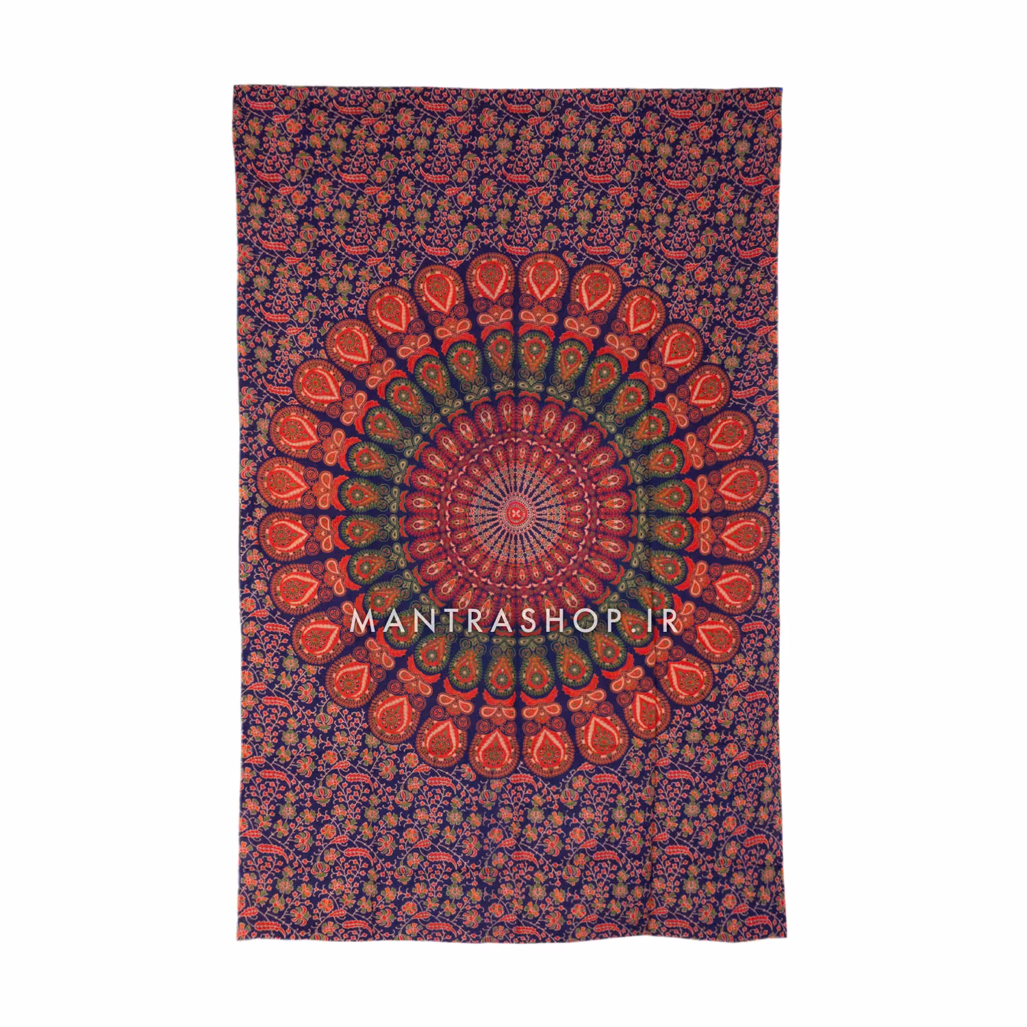 بکدراپ تپستری هندی طرح ماندالا (روتختی یک نفره) کد 302