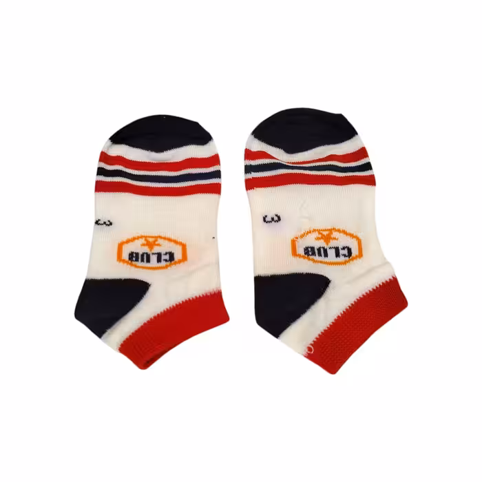 جوراب مچی کرم پسرانه طرح کلاپ مناسب 3 تا 4 سال