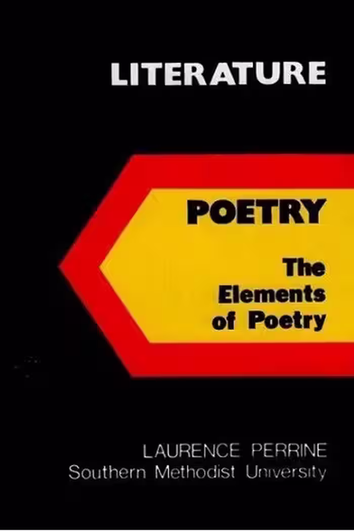 کتاب Poetry the elements of poetry