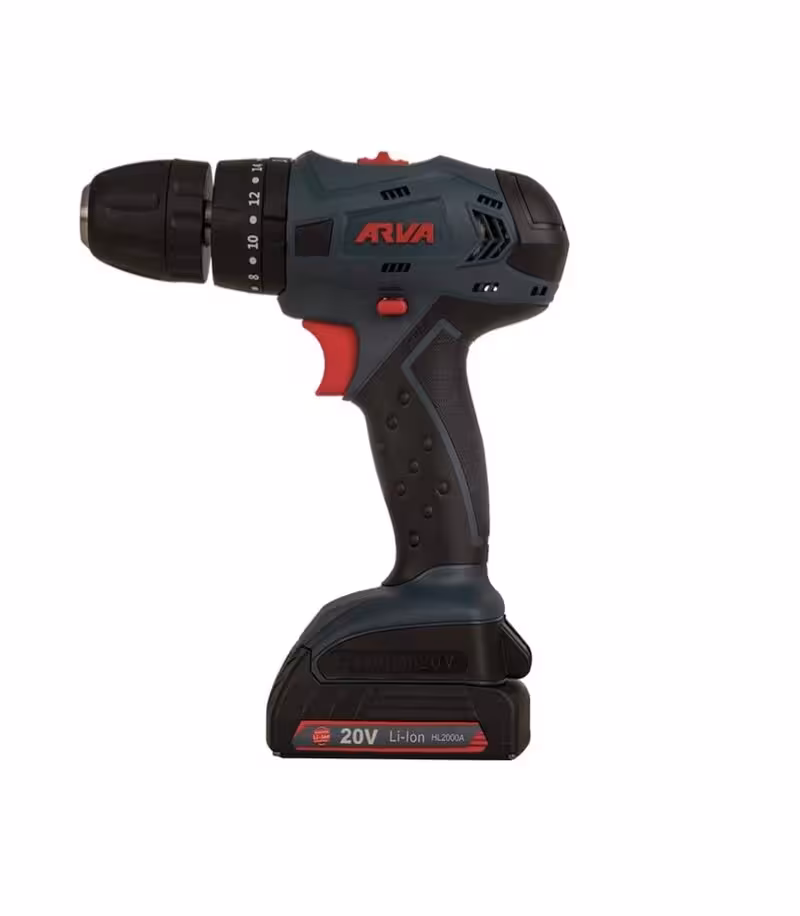 دریل شارژی آروا (ARVA) 20 ولت چکشی مدل 5853