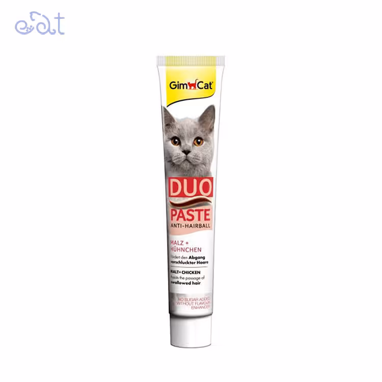 خمیر مالت گربه جیم کت با طعم مرغ مدل GimCat DUO Anti Hairball Paste وزن 50 گرم