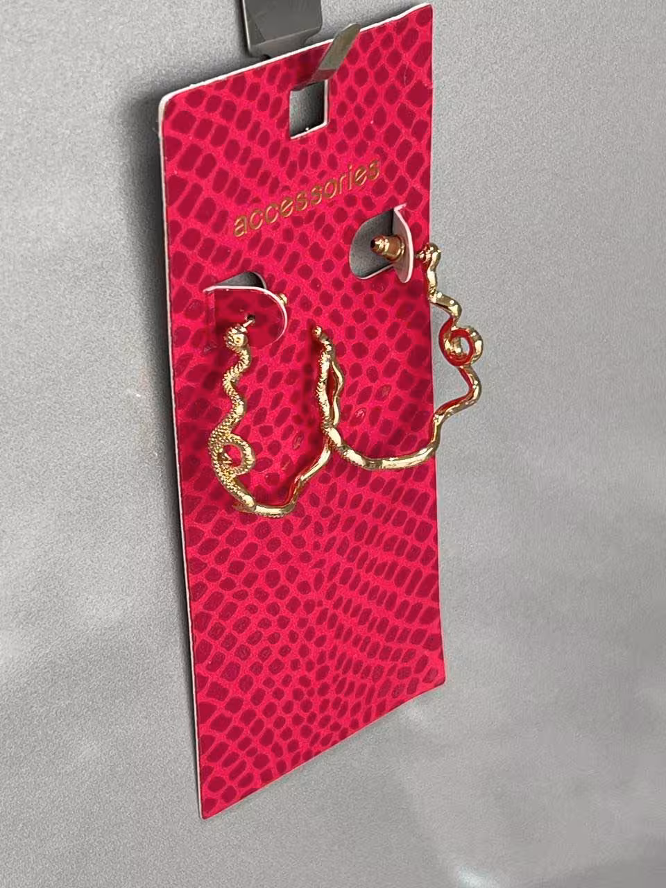 گوشواره مار طلایی 🐍