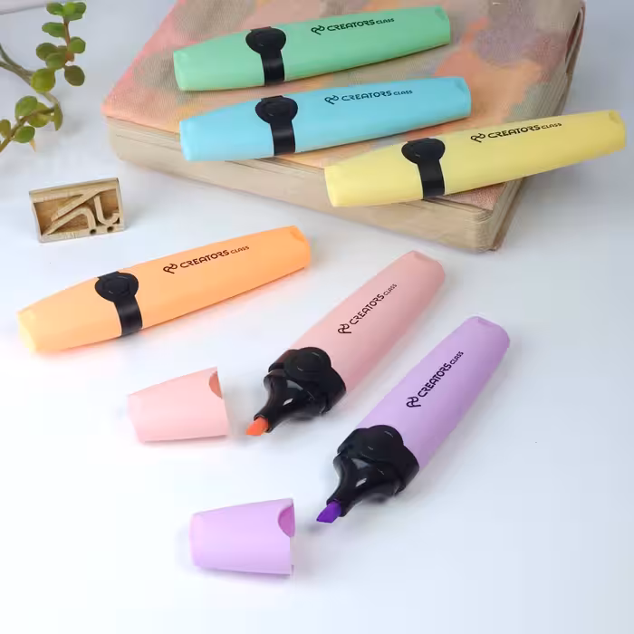 ماژیک هایلایتر لومو پاستلی سی کلاس CREATORS CLASS (C Class) Lumo pastel highlighter HLP
