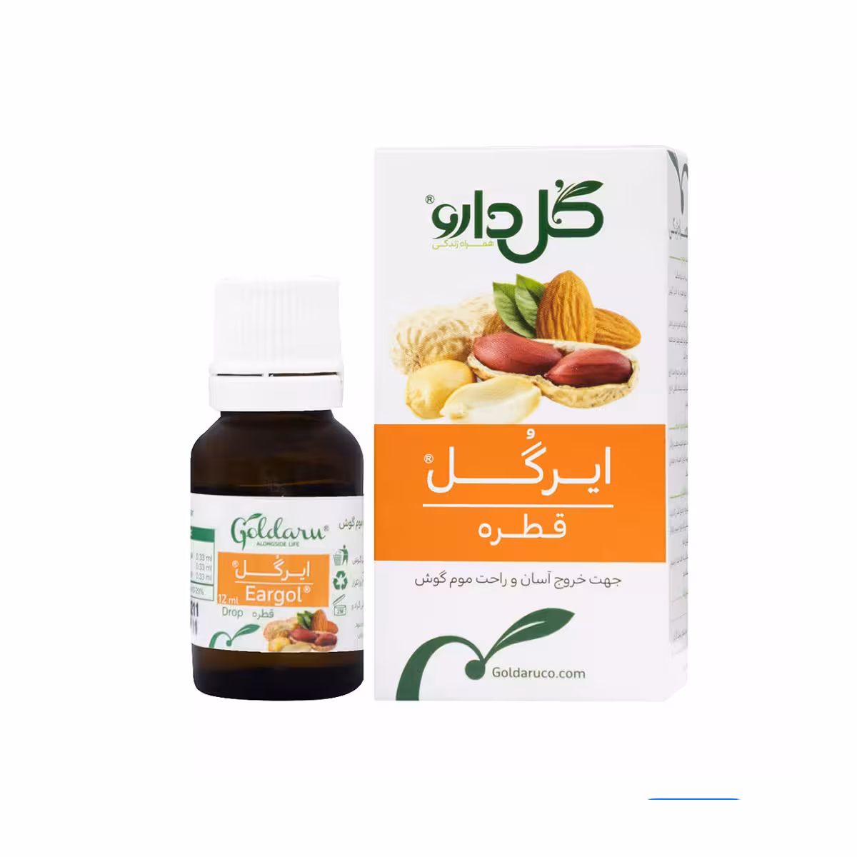 قطره گوش ایرگل گل دارو-Goldaru