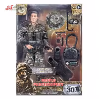 اکشن فیگور سرباز نظامی 90201 برند ام اند سی WORLD PEACEKEEPERS WITH ACCESSORIES