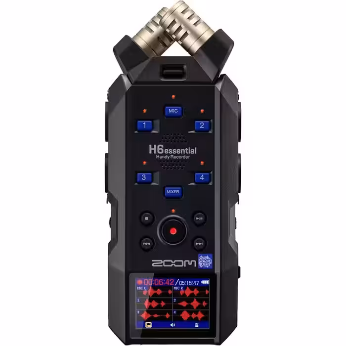 رکوردر صدا زوم Zoom H6essential 6-Track 32-Bit Float Audio Recorder