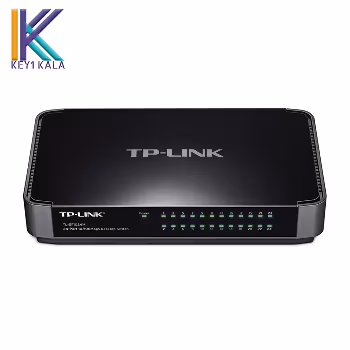 سوييچ 24 پورت صد مگابيت و دسکتاپ تی پی لينک مدل TL-SF1024M