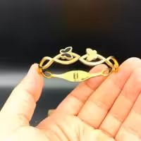 دستبند النگویی استیل