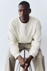 سویشرت مردانه پیراهن تناسب اورجینال H&M