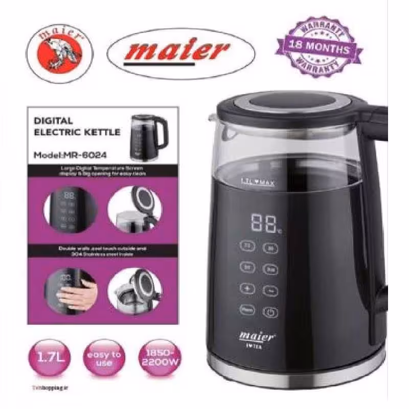 کتری برقی مایر لمسی جنس عالی

