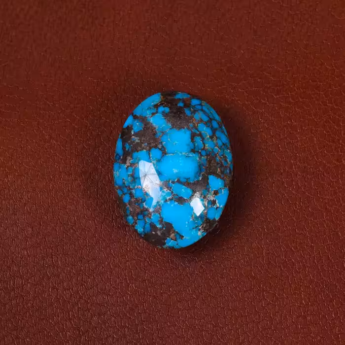 نگین فیروزه شجری کد 29523 - جواهری مشاهیر